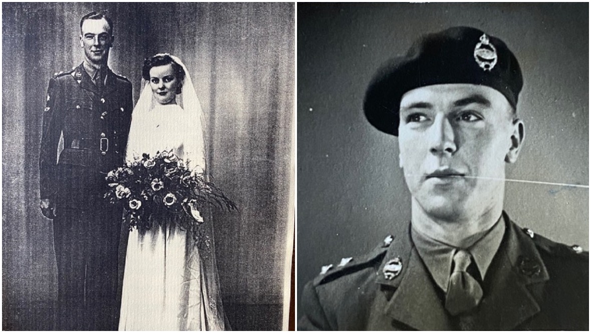 Alfred Goddard married his nurse Doreen, who cared for him in hospital following the war. 
