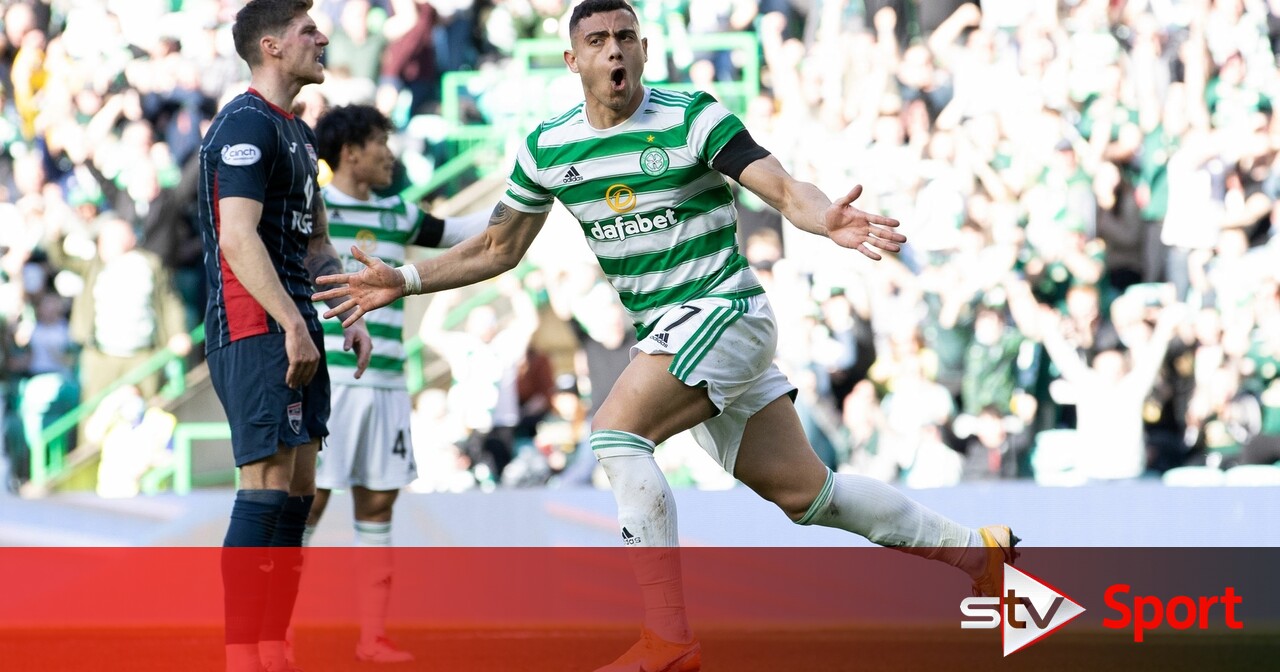 Giorgos Giakoumakis nets hat-trick against Ross County as Celtic move six points clear STV News