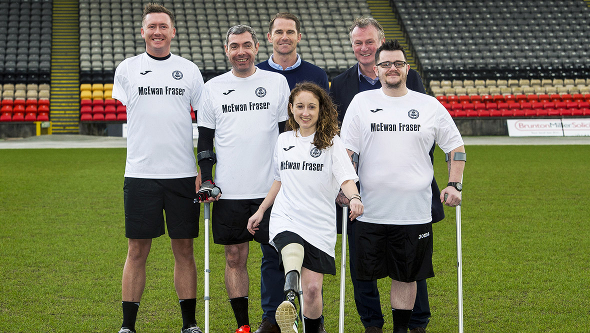 Scottish ground-breaker Rebecca Sellar hopes her story in amputee football can encourage others