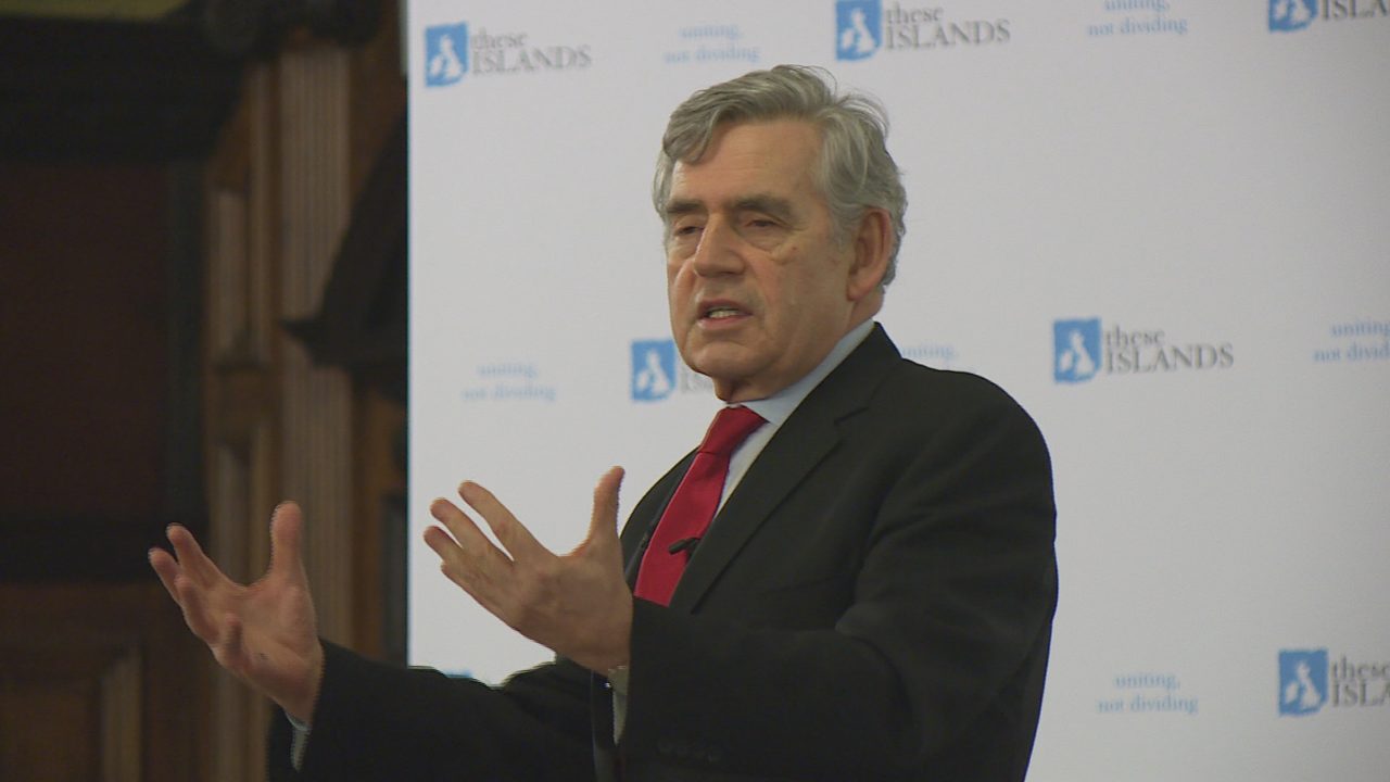 Gordon Brown calls for UK Government to become a partner in Scottish national investment bank