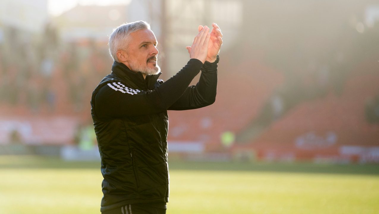 Aberdeen manager Jim Goodwin delighted by team’s reaction to Motherwell loss