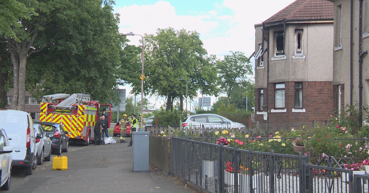 Fiona Gibson, 12, Alexander James Gibson, eight, and Philip Gibson, five, died after a fire in their home in Renfrew.