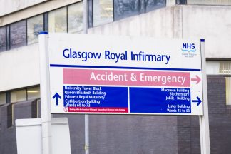 People in Glasgow urged not to attend accident and emergency with hospitals ‘near capacity’