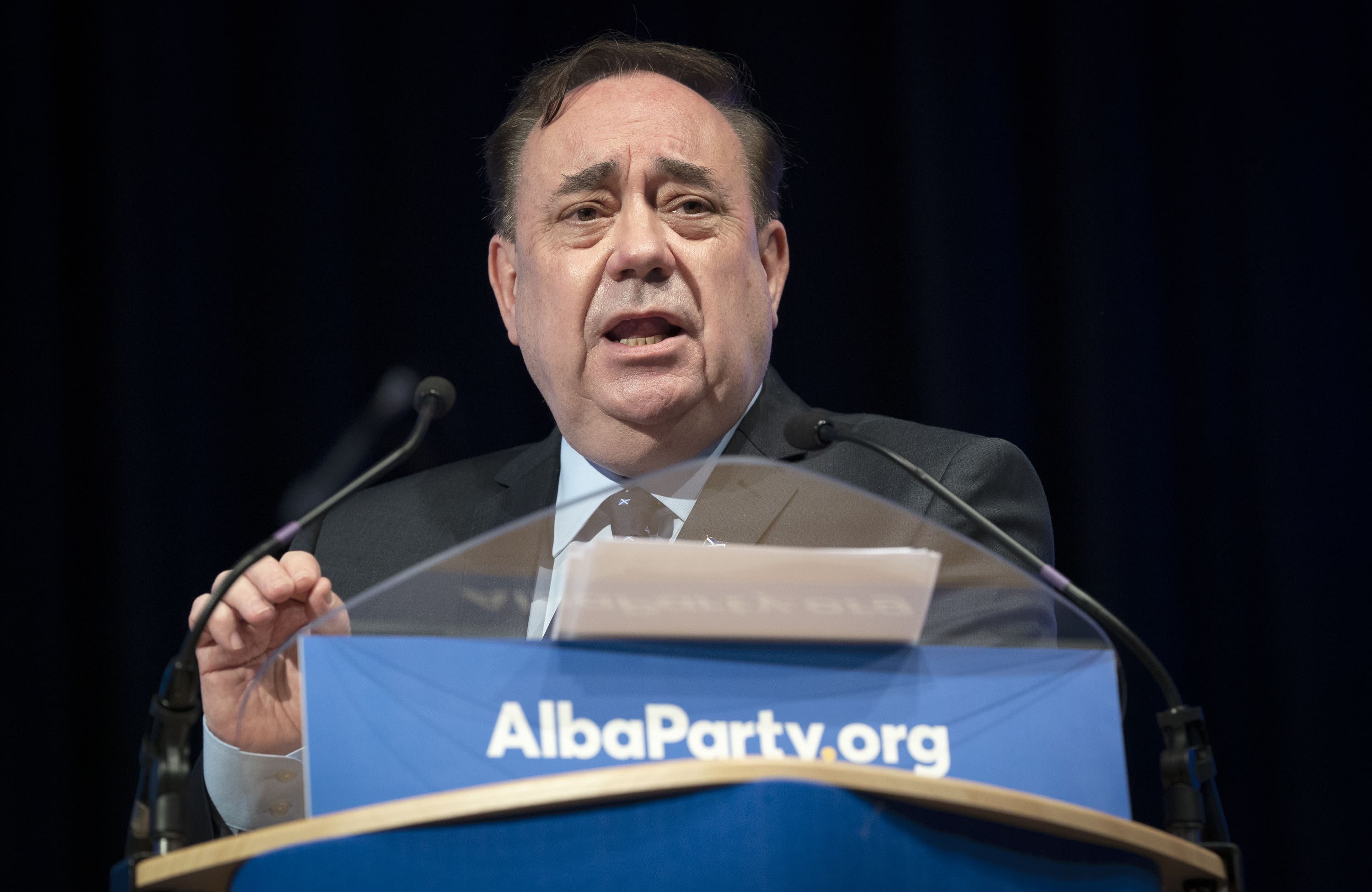 Alex Salmond will address Alba party members at the party’s spring conference
