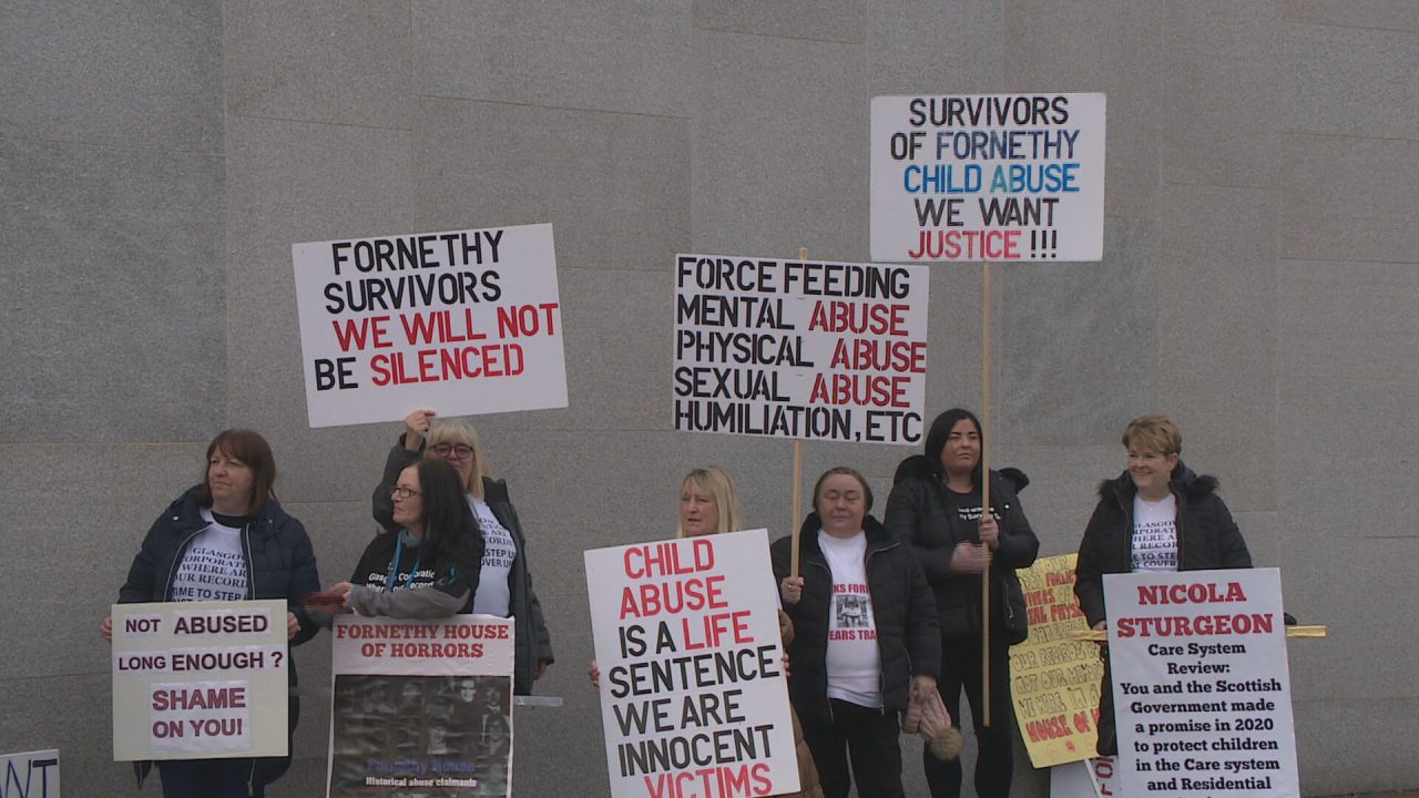 Fornethy House: Alleged school abuse survivors protest outside Holyrood over compensation exclusion