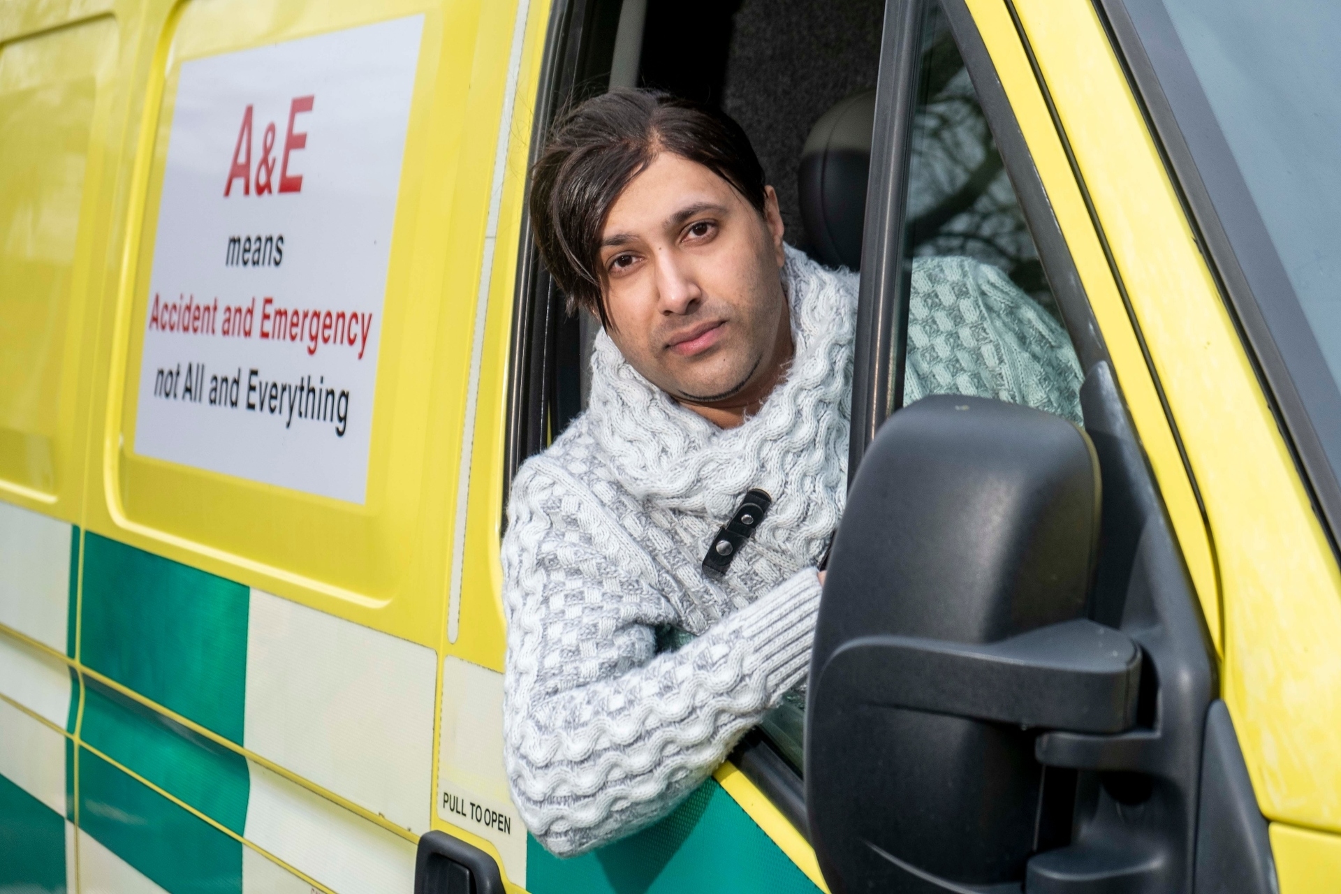 Umran Ali Javaid and his family purchased the ambulance to help those in need. 
