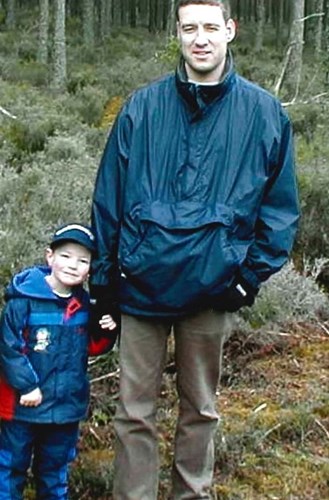 Alistair Wilson and his son Andrew.