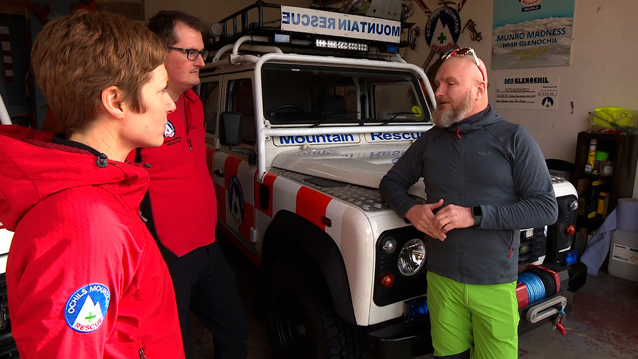 Rafal now hopes to join other volunteers at Ochils Mountain Rescue.