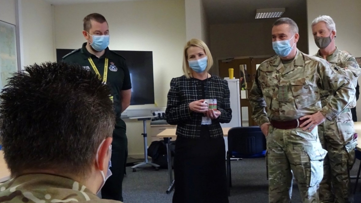 Military assistance to Scottish Ambulance Service ends as Pauline Howie pays tribute to soldiers