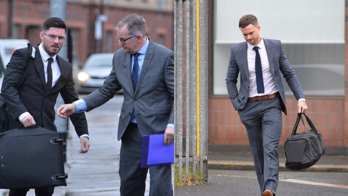 Royal Marine commandos Grant Broadfoot and Stuart Bryant admit involvement in £300,000 drugs operation