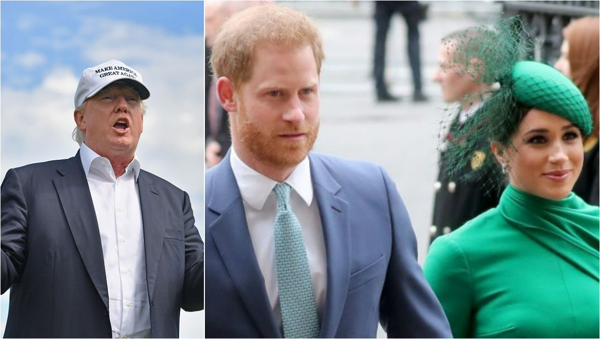 Donald Trump calls for Queen to strip Harry and Meghan of their titles