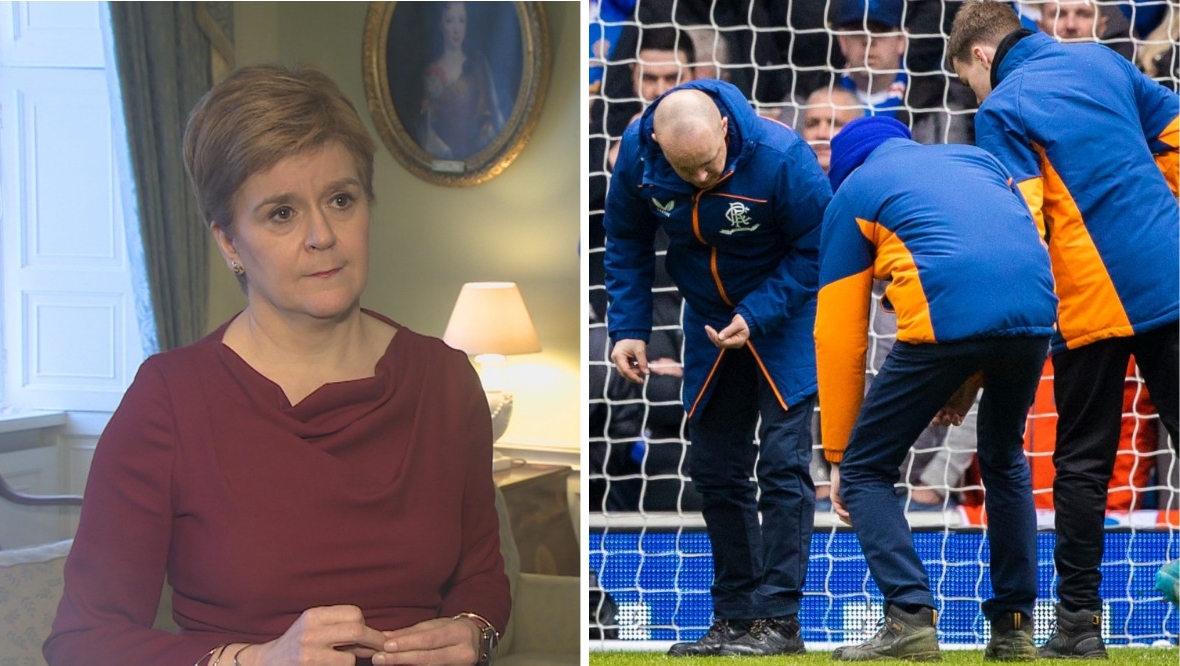 First Minister Nicola Sturgeon condemns ‘mindless’ actions of fans during Rangers v Celtic Glasgow derby