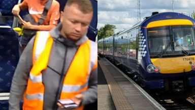 Man wanted over train incident between Glasgow and Edinburgh that left teenage girl seriously injured
