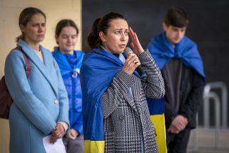 Ukrainian at Edinburgh vigil urges people to remember conflict