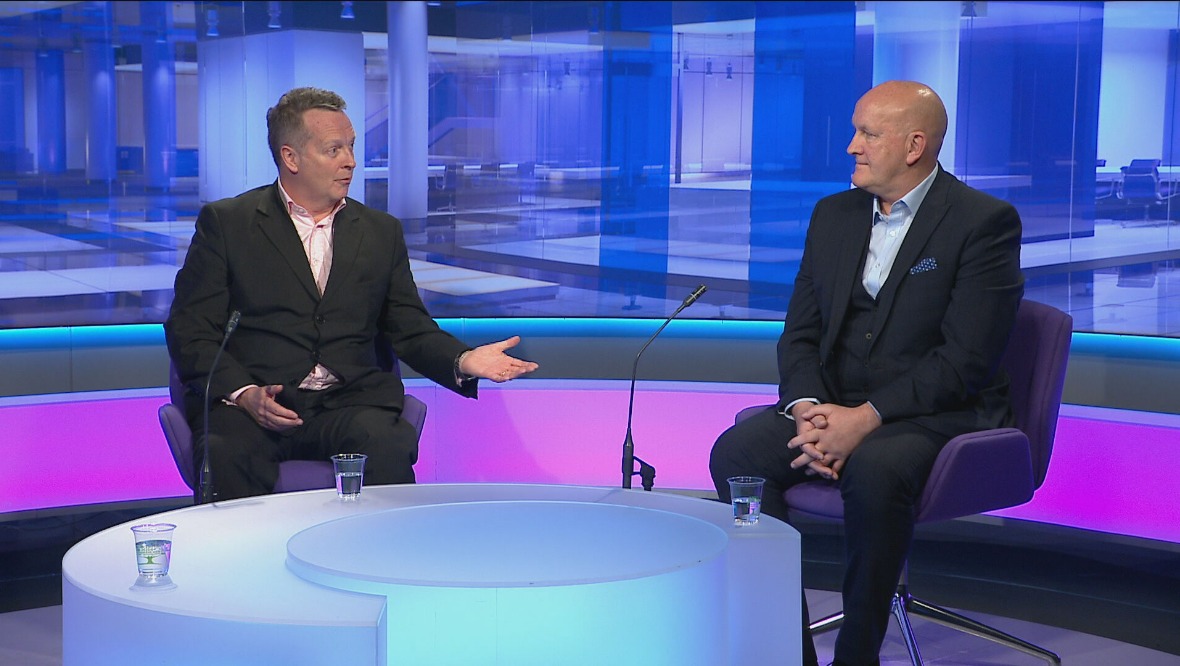 Mike Edwards and Jim Duffy debate heading in football on Scotland Tonight.