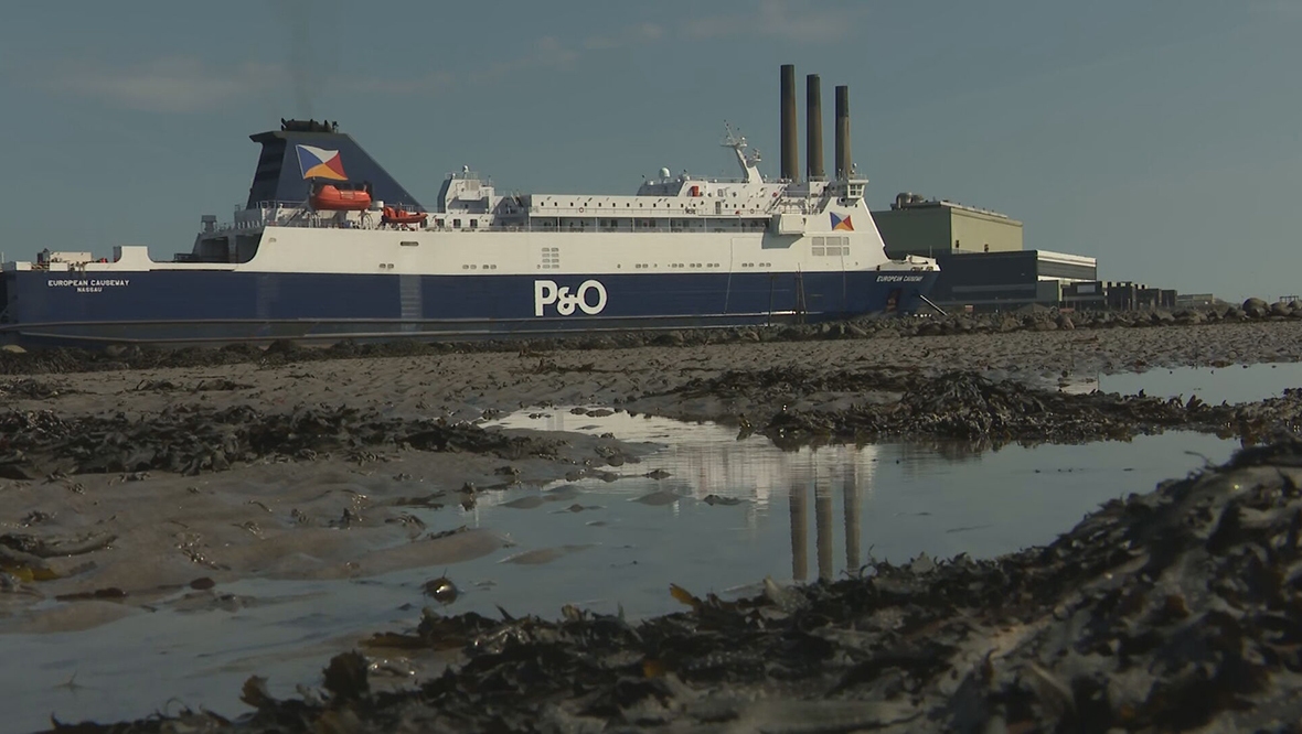 P&O ferry European Causeway faces inspection after suffering power failure in Irish Sea