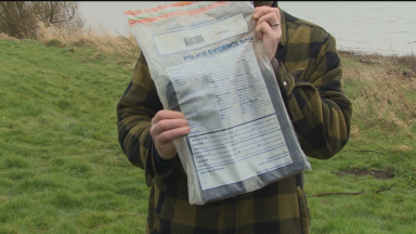 Police evidence bag dating back 15 years found near Dumbarton