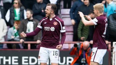 Bottom six for Hibernian as Andy Halliday hits Hearts to derby win