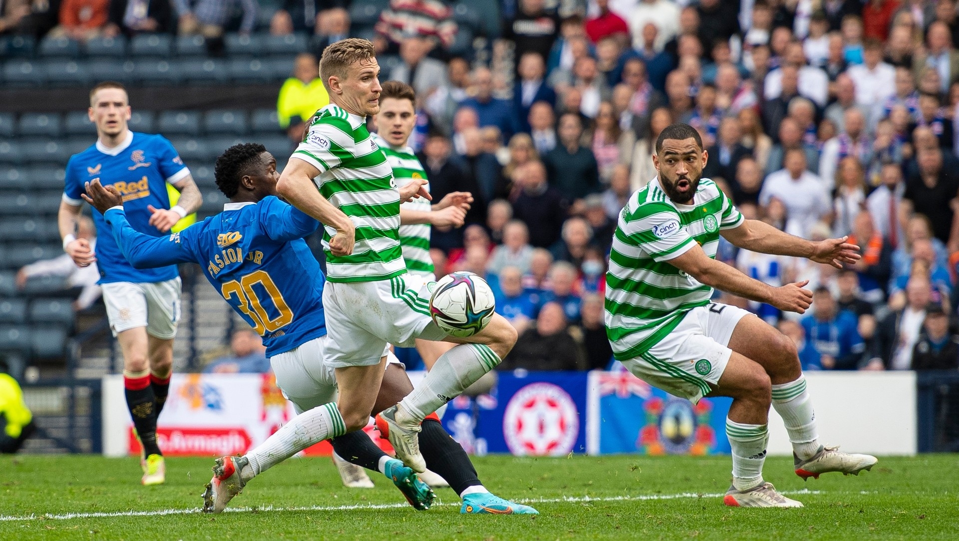 Fashion Sakala showed his prowess in the penalty box against Celtic recently.