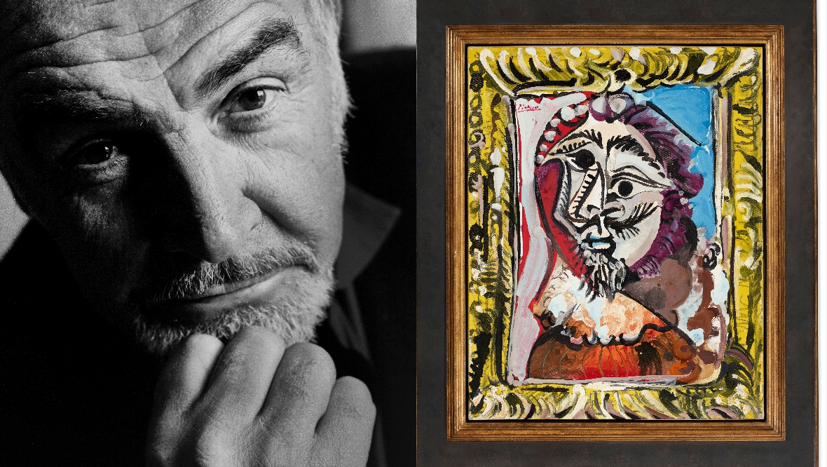 Sean Connery’s Picasso painting ‘Buste d’homme dans un cadre’ to be auctioned for Scottish charities