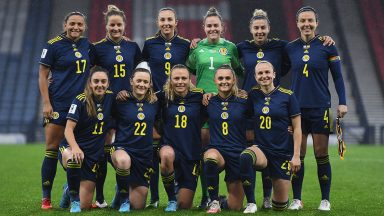 Record crowd for women’s international match sees Scotland impress in defeat to Spain