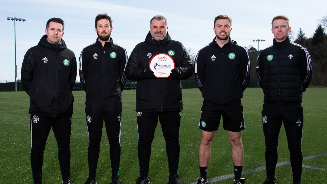 Celtic boss Ange Postecoglou picks up third Manager of the Month award in 2022