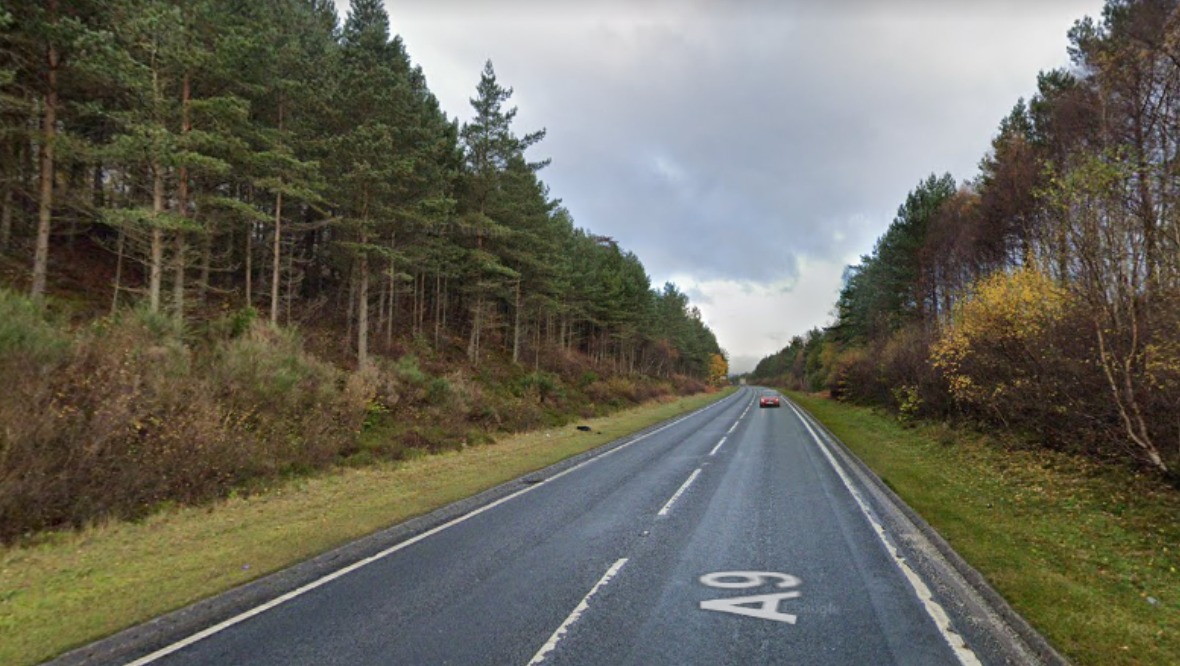 A9 closed in both directions following two-vehicle crash near Boat of Garten