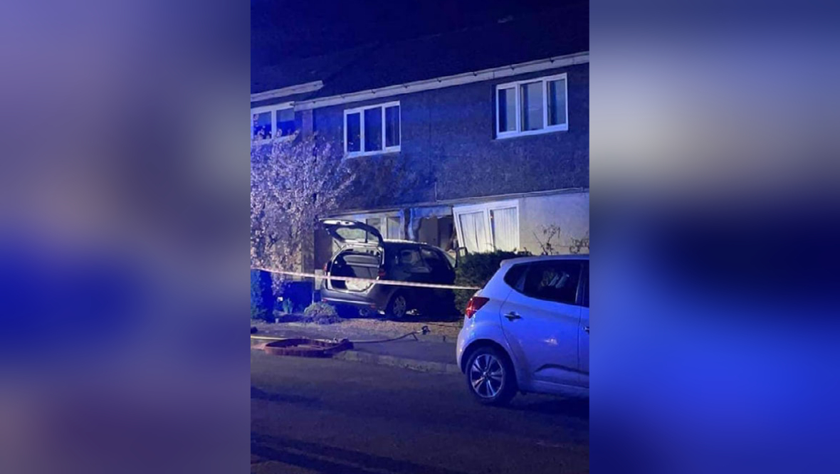 Pensioner left ‘covered in blood’ after crashing car into house on Anderson Drive in Cowdenbeath