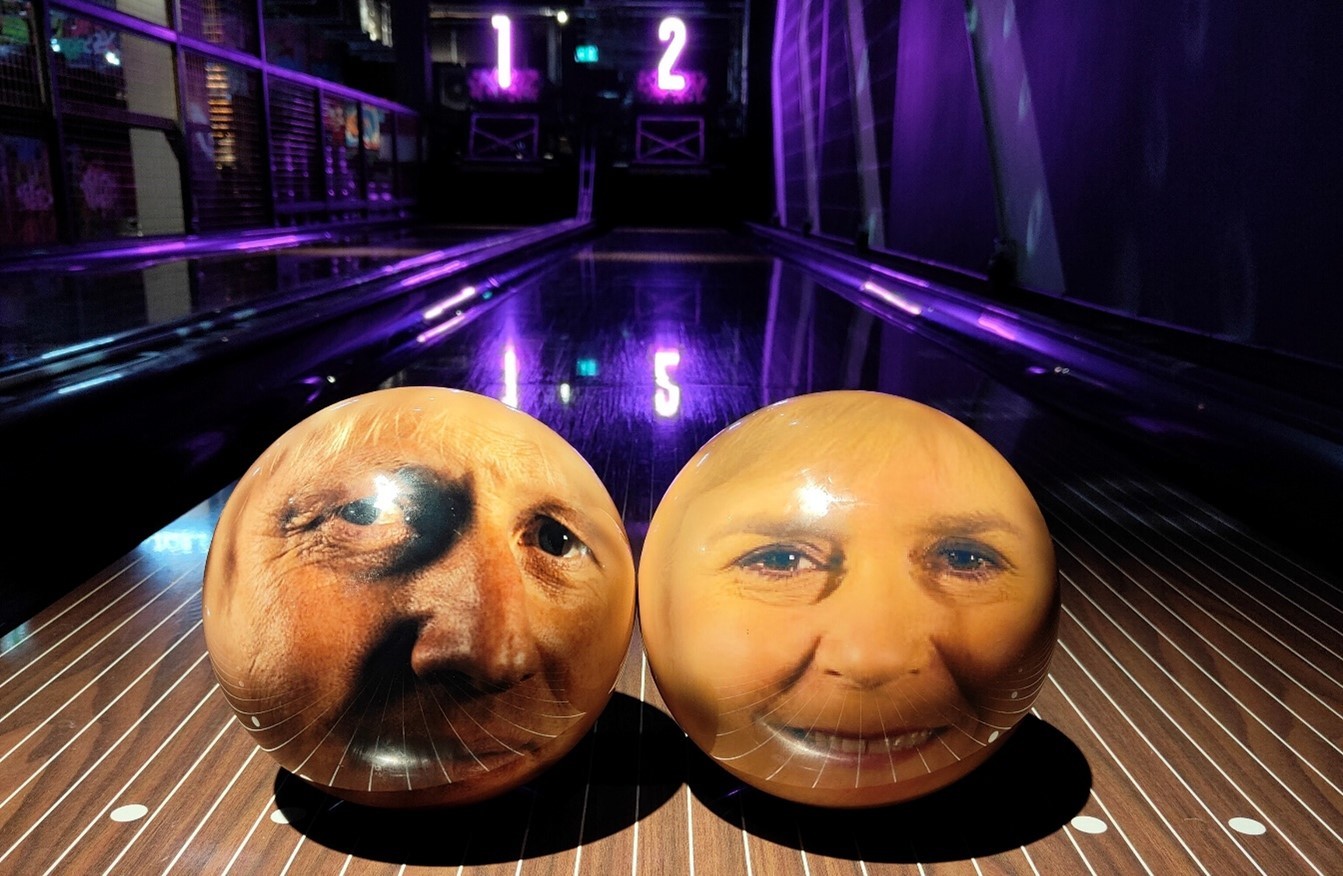 Lane7's new bowling balls.