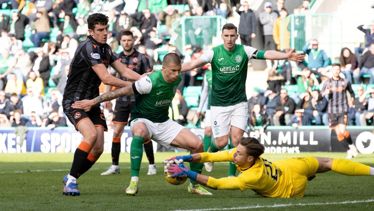 Dundee United and Hibernian fight out draw at Easter Road