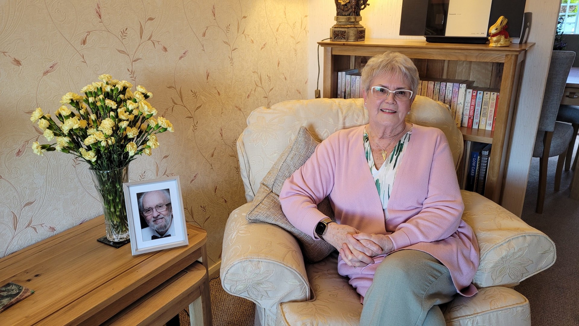 Doreen Borland takes comfort from knowing Andrew is getting specialist care.