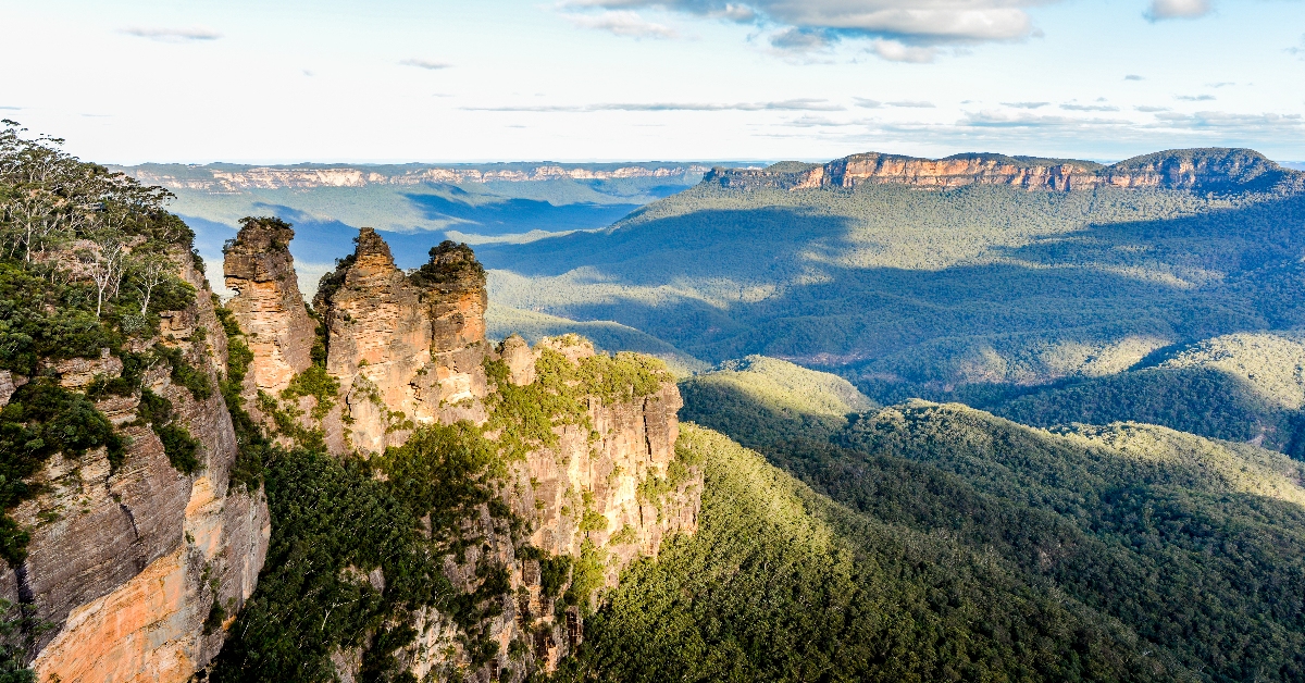 The Three Sisters in the Blue Mountains, New South Wales, Australia