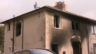 Woman and three children taken to hospital after fire in Frederick Crescent, Dunfermline