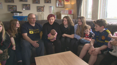 One of the biggest families in Britain gets even bigger with birth of baby girl