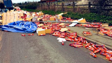Hundreds of McVitie’s biscuits spill onto Ilkeston Road, Sandiacre, sparking disruption