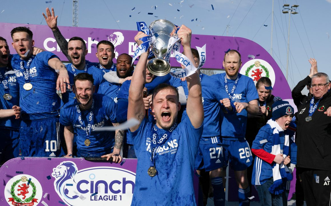 Cove Rangers crowned League One champions after conquering Dumbarton