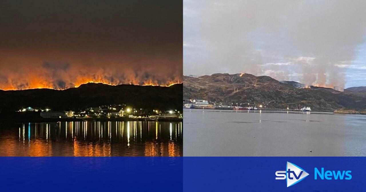 Fire crews battling wildfire near Kyle of Lochalsh for more than 24