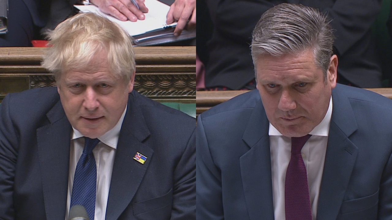 Boris Johnson urged to resign as Keir Starmer says PM ‘never takes responsibility’