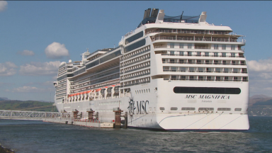 Cruise ships return to Greenock in large numbers in boost to local tourism