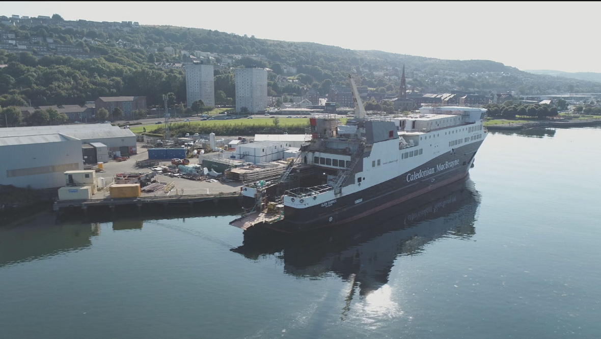 Ferries commissioned by the Scottish Government are overbudget and behind schedule.