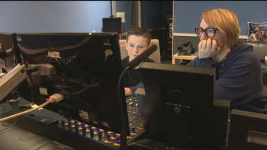 Meet the youngster in training to become the next STV News anchor
