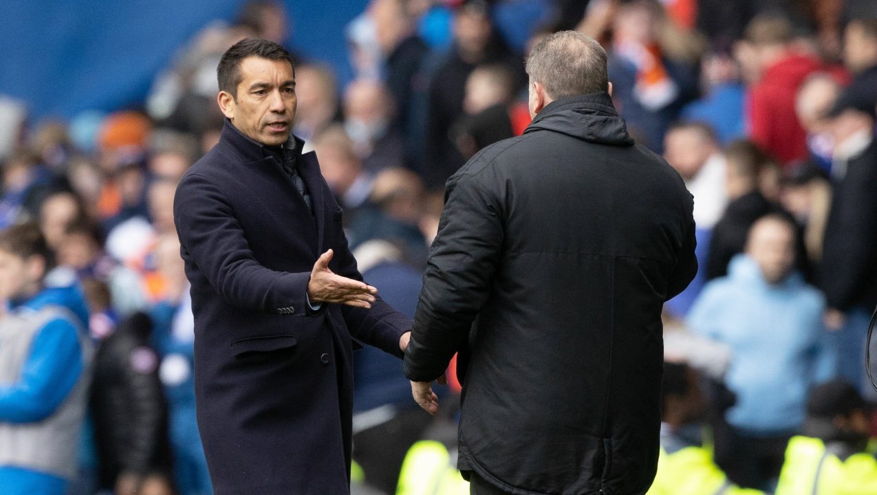 Rangers boss Giovanni van Bronckhorst disappointed by defeat to Celtic but says title race isn’t over