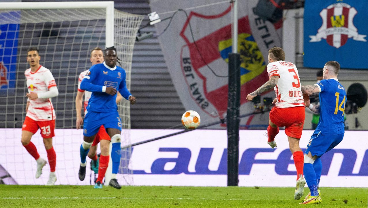 RB Leipzig beat Rangers 1-0 to take advantage in Europe League semi-final