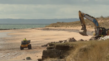 Angus village residents say not enough being done to prevent hazardous substances leaking from beach tip