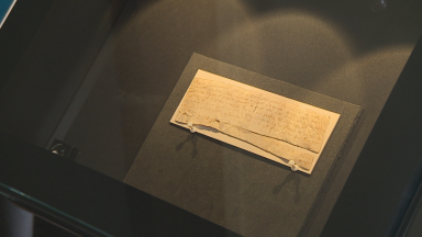 700-year-old letter written by Robert the Bruce back on display at Brodie Castle