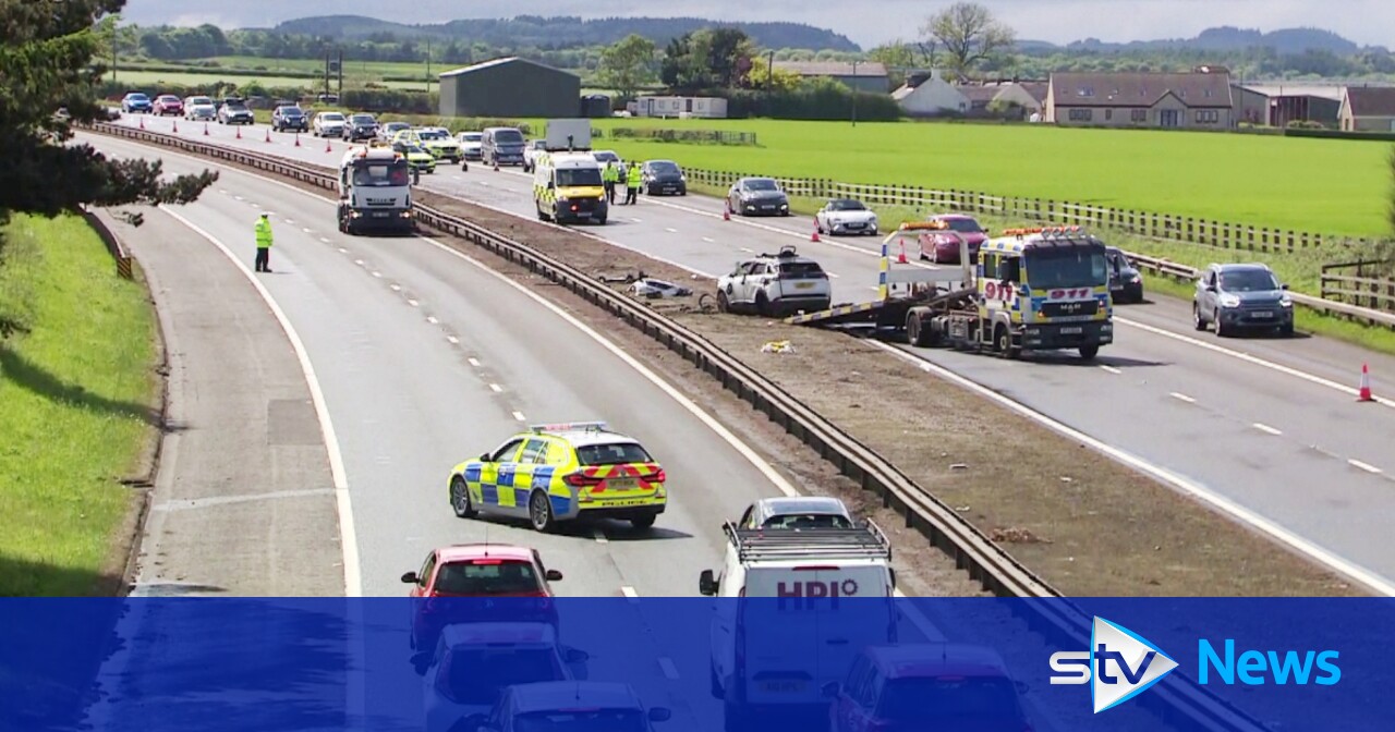 M8 crash: Huge delays for Edinburgh-bound drivers after three-vehicle smash  - Edinburgh Live