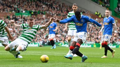 Fashion Sakala strikes as Celtic and Rangers draw in derby