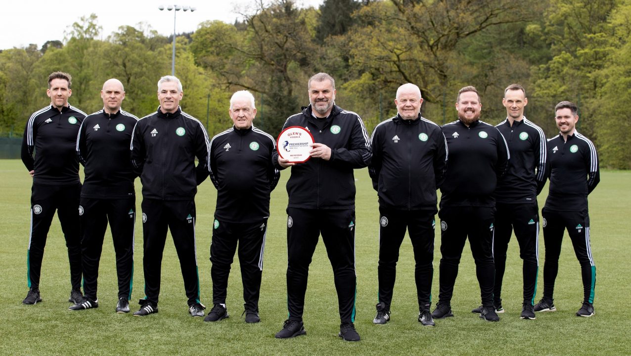Celtic boss Ange Postecoglou wins fourth consecutive manager of the month award