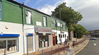 Police hunt man ‘who tried to set fire to Rocco’s café in Hamilton’ using petrol as accelerant