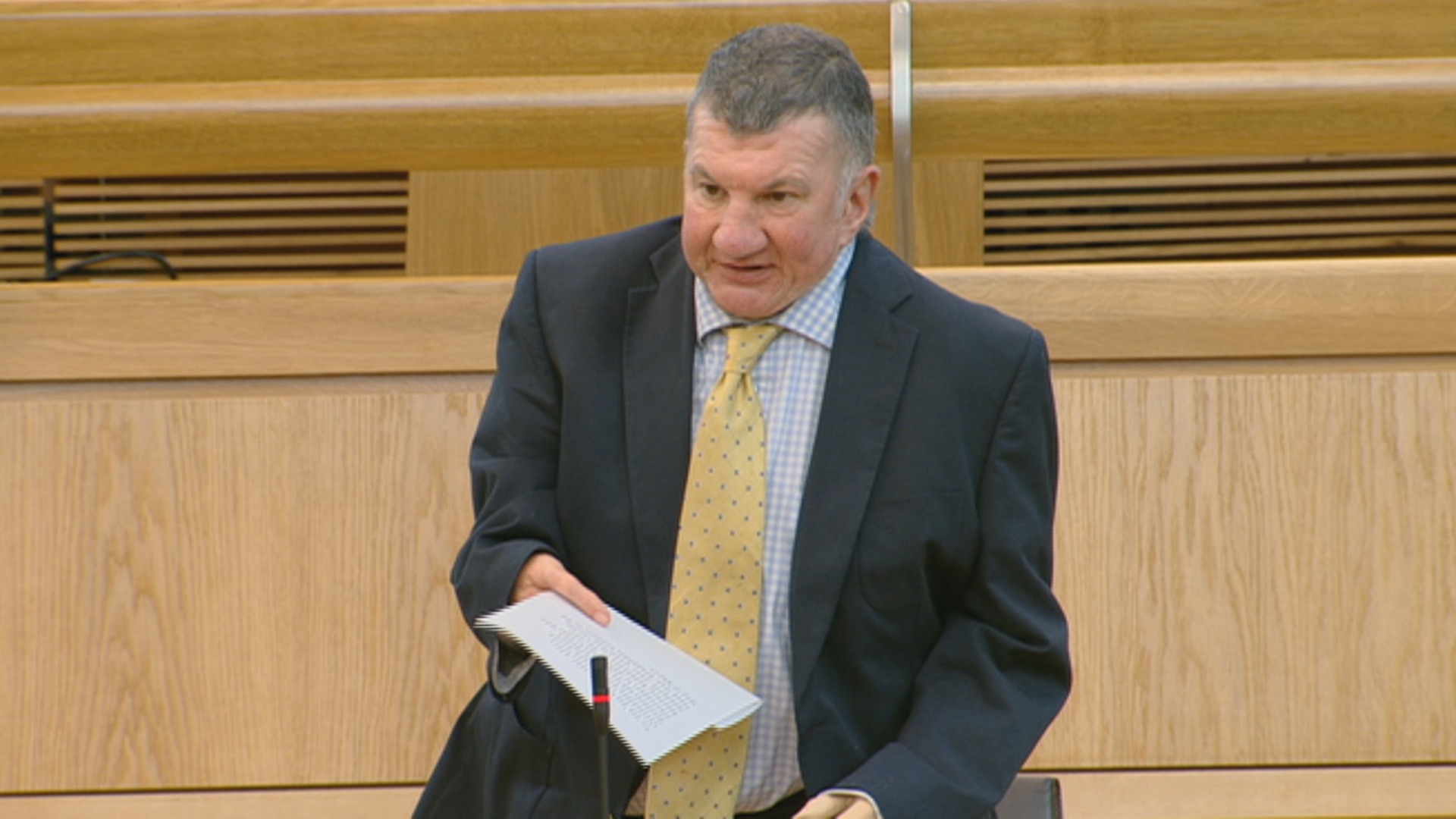 A Bill is being brought forward by Scottish Conservative MSP Jeremy Balfour. (Scottish Parliament TV) 